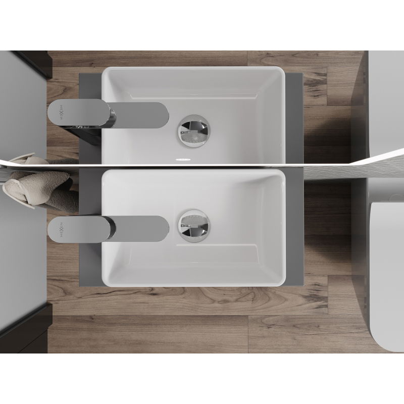 Mexen Nadia stalviršio praustuvas 36 x 23 cm, baltas - 21613600