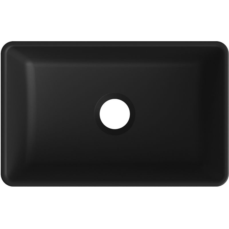 Mexen Nadia stalviršio praustuvas 36 x 23 cm, juodas matas - 21613685