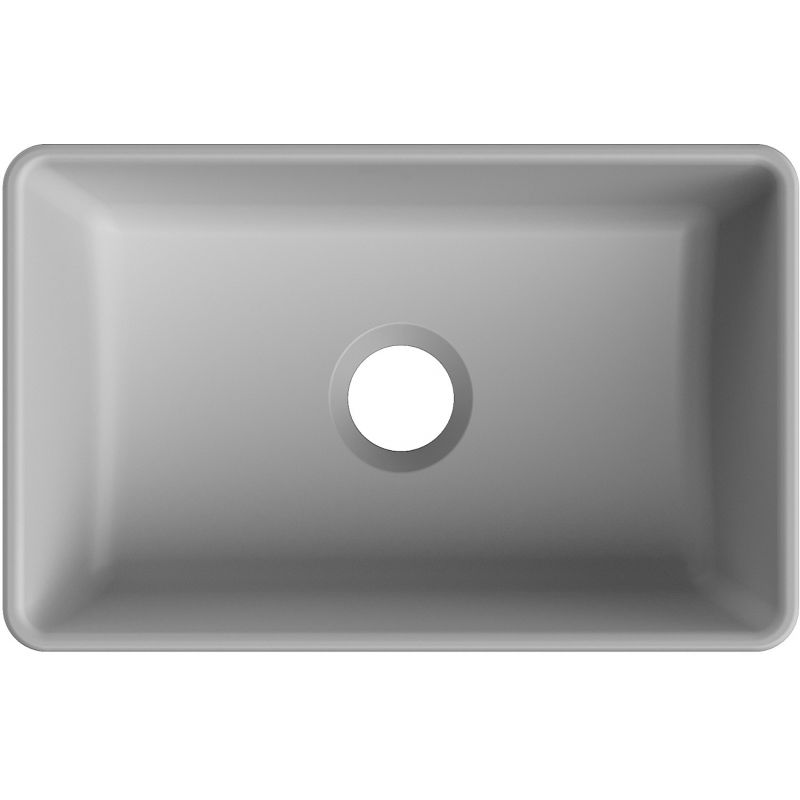 Mexen Nadia antstalinis praustuvas 36 x 23 cm, šviesiai pilkas matinis - 21613661