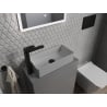Mexen Nadia antstalinis praustuvas 46 x 23 cm, šviesiai pilkas matinis - 21614661