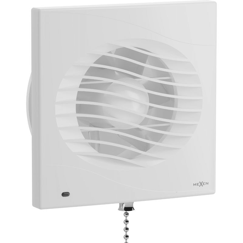 Mexen DXS 150 vonios ventiliatorius, virvelės jungiklis, baltas - W9603-150K-00