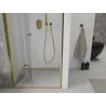 Mexen Lima sulankstomos dušo durys 80 cm, skaidrios, auksinės - 856-080-000-50-00