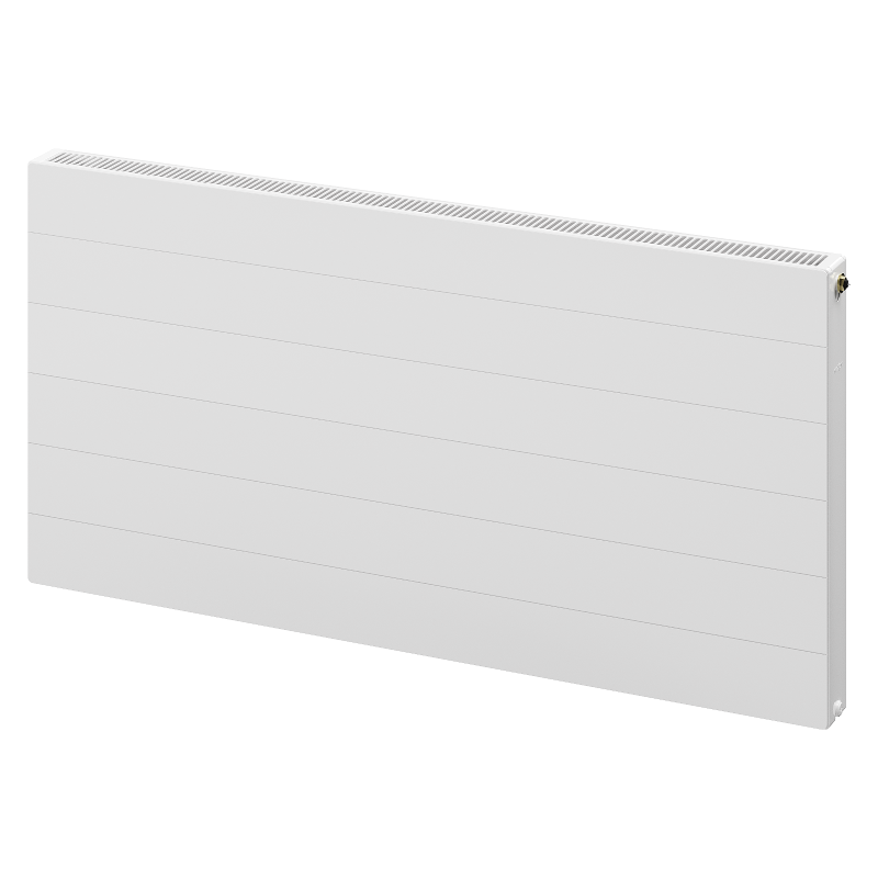 Mexen Line CVL21 plokščias radiatorius 400 x 1800 mm, apatinis prijungimas, 1428 W, baltas - W621L-040-180-00