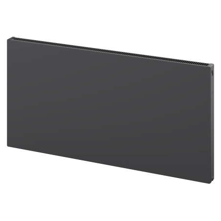 Mexen Flat CF11 plokščias radiatorius 400 x 1100 mm, šoninis prijungimas, 611 W, antracitas - W411F-040-110-66