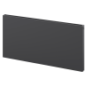 Mexen Flat CF11 plokščias radiatorius 400 x 1100 mm, šoninis prijungimas, 611 W, antracitas - W411F-040-110-66