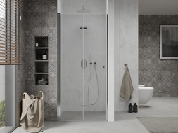 Mexen Lima sulankstomos dušo durys 95 cm, Skaidrus, Chromo - 856-095-000-01-00