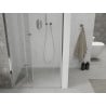 Mexen Lima sulankstomos dušo durys 115 cm, skaidrios, chromuotos - 856-115-000-01-00