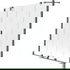Mexen Velar Duo vonios ekranas, 2 atidaromi varstai, 150 x 150 cm, skaidrus, kulkos metalas - 896-150-000-02-95