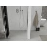 Mexen Lima sulankstomos dušo durys 70 cm, grafitas, chromas - 856-070-000-01-40