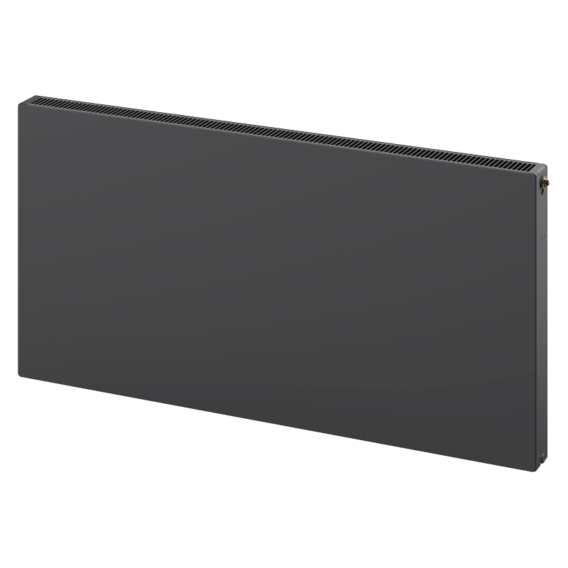 Mexen Flat CVF21 plokščias radiatorius 400 x 1100 mm, apatinis prijungimas, 874 W, antracitas - W621F-040-110-66
