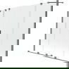 Mexen Velar Duo vonios ekrano judančios dviejų varčių durys 200 x 150 cm, skaidrus, ginkluotas metalas - 896-200-000-02-95