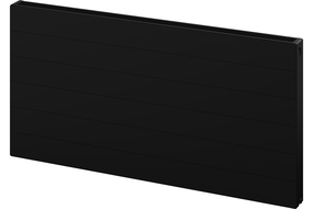 Mexen Line CL21 plokštinis radiatorius 400 x 400 mm, šoninis prijungimas, 318 W, juodas - W421L-040-040-70