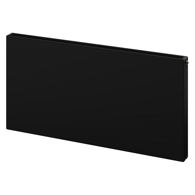 Mexen Flat CCF21 plokštuminis radiatorius 400 x 1300 mm, apatinis centrinis jungimas, 1032 W, juodas - W6C21F-040-130-70