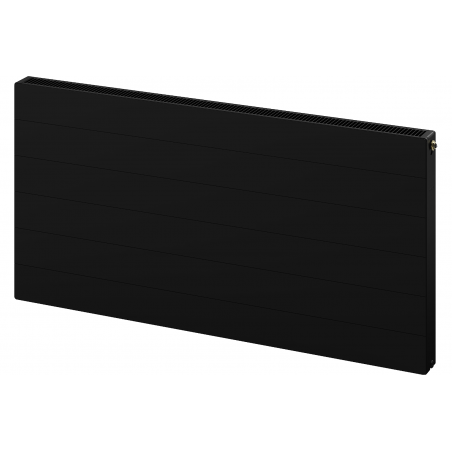 Mexen Line CCL21 plokščias radiatorius 400 x 1600 mm, apatinis centrinis prijungimas, 1270 W, juodas - W6C21L-040-160-70