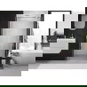 Mexen Exo dvejų varčių dušo durys 100 cm, permatomas, chromas - 8182-100-000-01-00