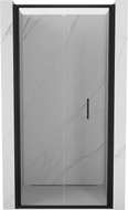 Mexen Exo-F sulankstomos dušo durys 95 cm, skaidrios, juodos - 816-095-000-70-00