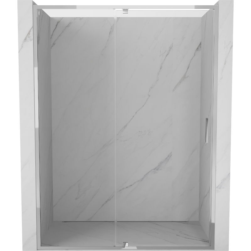 Mexen Exo dušo durys varstomos 155 cm, skaidrus, chromas - 819-155-000-01-00