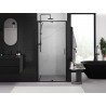 Mexen Exo-R varstomos dušo durys 115 cm, skaidrios, juodos - 819-115-000-70-00