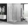 Mexen Exo-B Duo prikabinama atveriamos durys 70 x 70 cm, skaidrus, chromas - 814-070-070-01-00