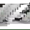 Mexen Exo stumdomos dušo kabina 80 x 80 cm, permatoma, chromuota - 814-080-080-01-00