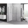 Mexen Exo-B Duo atveriama dušo kabina 80 x 80 cm, skaidri, chromuota - 814-080-080-01-00
