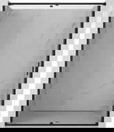 Mexen Exo dušo durys, atveriamos, 135 cm, permatomos, juodos - 819-135-000-70-00