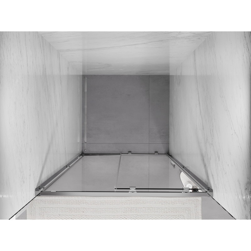 Mexen Exo-S stumdomos dušo durys 110 cm, permatomos, chromo - 8151-110-000-01-00