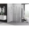 Mexen Exo-B Duo Atidaroma dušo kabina 80 x 75 cm, permatomas, chromas - 814-080-075-01-00