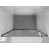 Mexen Exo-S stumdomos dušo durys 140 cm, permatomos, chromas - 8151-140-000-01-00