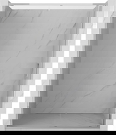 Mexen Exo slankios dušo durys 155 cm, skaidrios, chromuotos - 8151-155-000-01-00