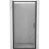 Mexen Exo-S stiklinės dušo durys 100 cm, permatomos, juodos - 8151-100-000-70-00