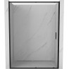 Mexen Exo-S stumdomosios dušo durys 135 cm, permatomos, juodos - 8151-135-000-70-00