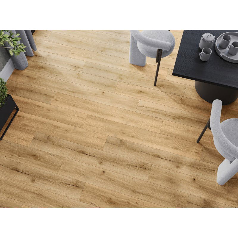 Mexen Beaver Creek vinilinės plokštės 1227 x 187 mm LVT Dryback 2,5 mm, PVC pagrindas, 4 V-Fuga, Ąžuolas