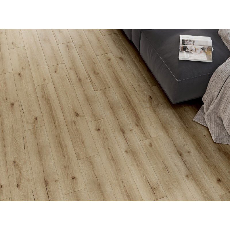 Mexen Sun Valley vinilinės plokštės 1227 x 187 mm LVT Dryback 2,5 mm, PVC pagrindas, 4 V-Fuga, ąžuolas