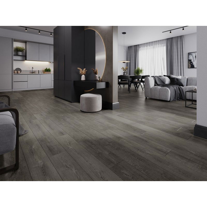 Mexen New Albany vinilinės plokštės 1227 x 187 mm LVT Dryback 2,5 mm, PVC pagrindas, 4 V-Griovelis, Ąžuolas