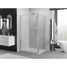 Mexen Exo-F sulankstoma dušo kabina 75 x 85 cm, skaidri, chromas - 816-075-085-01-00
