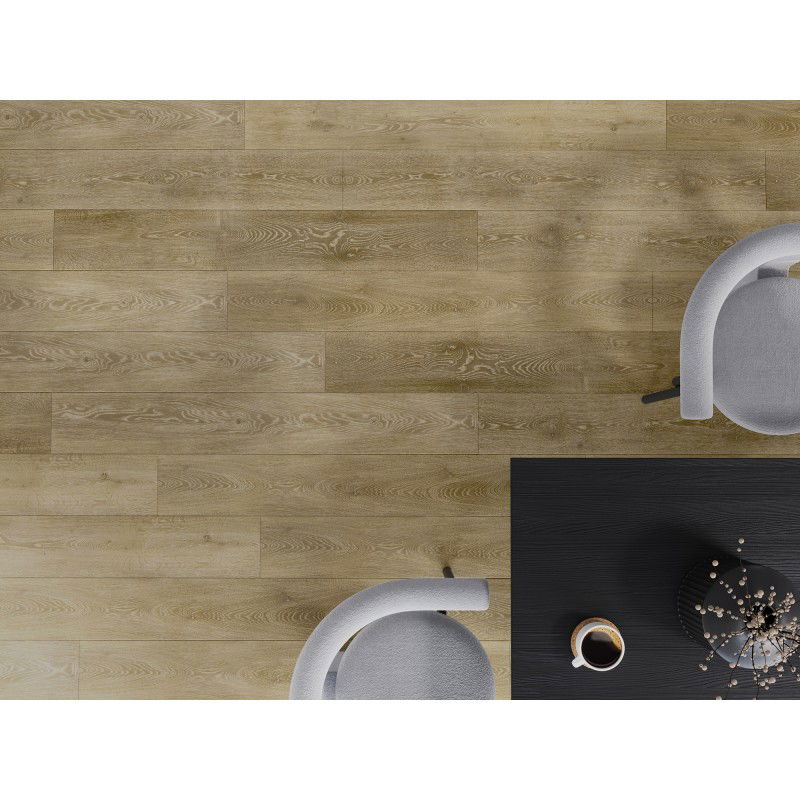 Mexen Alabama vinilo plokštės 1227 x 187 mm LVT Dryback 2,5 mm, PVC pagrindas, 4 V-fuga, ąžuolas - F1319-1227-187-255-4V1-01