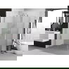 Mexen Exo sulankstomas dušo kabina 80 x 95 cm, permatomas, chromas - 816-080-095-01-00