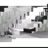 Mexen Exo sulankstomas dušo kabina 80 x 95 cm, permatomas, chromas - 816-080-095-01-00