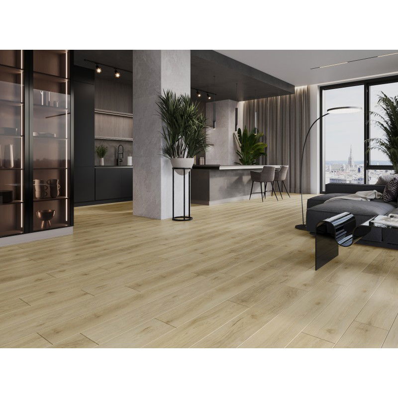 Mexen Charter Oak vinilo plokštės 1227 x 187 mm LVT Dryback 2,5 mm, PVC pagrindas, 4 V-fuga, Ąžuolas