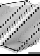 Mexen Exo sulankstoma dušo kabina 100 x 70 cm, skaidri, juoda - 816-100-070-70-00