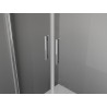 Mexen Exo-B Duo vartoma dušo kabina 100 x 80 cm, permat, chromas - 814-100-080-01-00