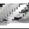 Mexen Exo atveriama dušo kabina 100 x 85 cm, skaidri, chromas - 814-100-085-01-00