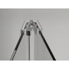 Mexen Exo-F sulankstomos dušo durys 75 cm, skaidrios, chromas - 816-075-000-01-00
