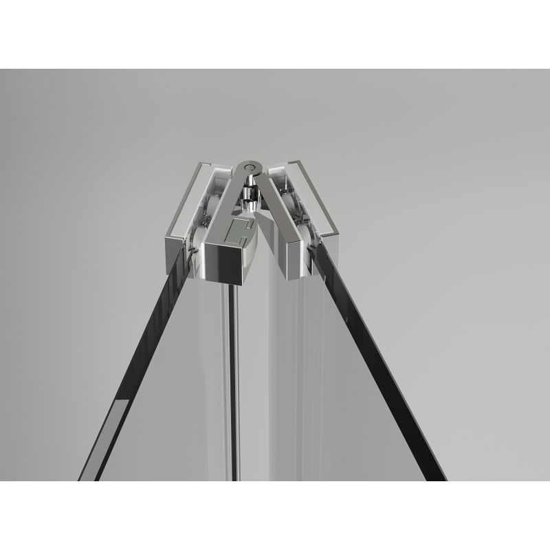 Mexen Exo sulankstomos dušo durys 95 cm, permatomos, chromuotas - 816-095-000-01-00