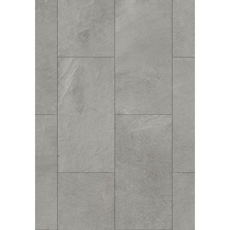 Mexen Grey Leaf vinilinės grindys 610 x 305 mm LVT Dryback 2,5 mm, PVC sluoksnis, 4 V-Fuga, Šiferis - F1463-0610-305-255-4V1-01