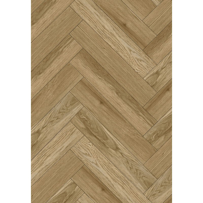 Mexen Manhattan vinilinės plokštės eglutės rašto 570 x 95 mm LVT Dryback 2,5 mm, PVC pagrindas, 4 V-Fuga, ąžuolas