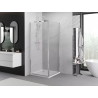 Mexen Exo-B atveriama dušo kabina 70 x 70 cm, skaidri, chromuota - 817-070-070-01-00