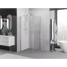 Mexen Exo-B atveriama dušo kabina 70 x 70 cm, skaidri, chromuota - 817-070-070-01-00
