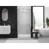 Mexen Exo slankiosios dušo durys, 120 cm, permatomos, chromuotos - 8151-120-000-01-00